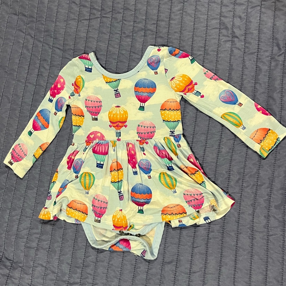 Little Sleepies twirl Dress - Balloon ride
